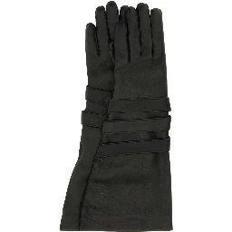 AVIATOR GLOVES WITH STRAPS AND