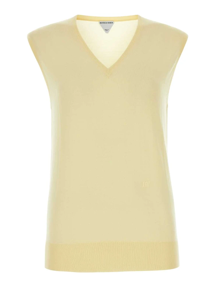 VNECK CASHMERE GIALLO