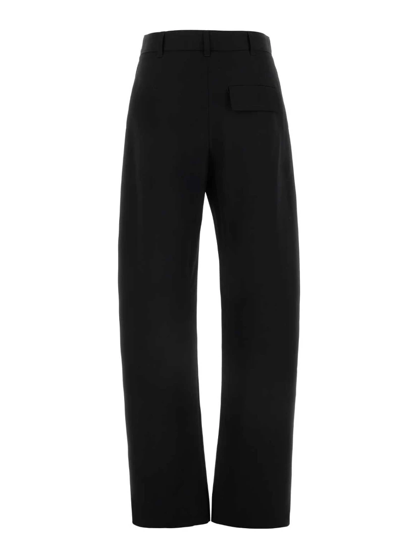 PANTA ROSSO MA IN NERO