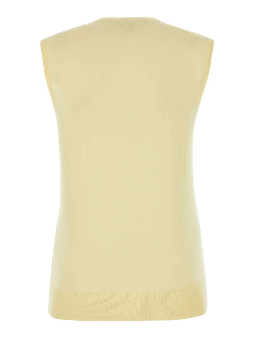 VNECK CASHMERE GIALLO