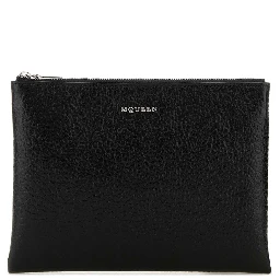 CROSS-BAR ZIP POUCH