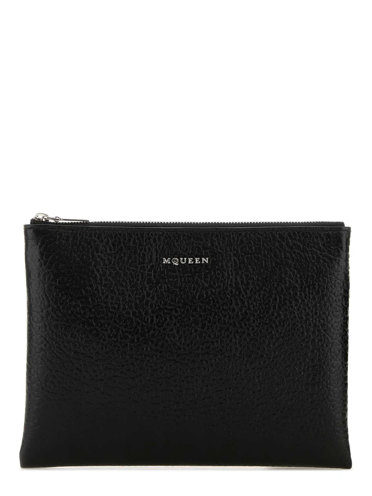 CROSS-BAR ZIP POUCH