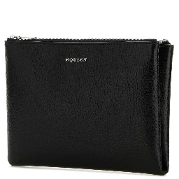 CROSS-BAR ZIP POUCH