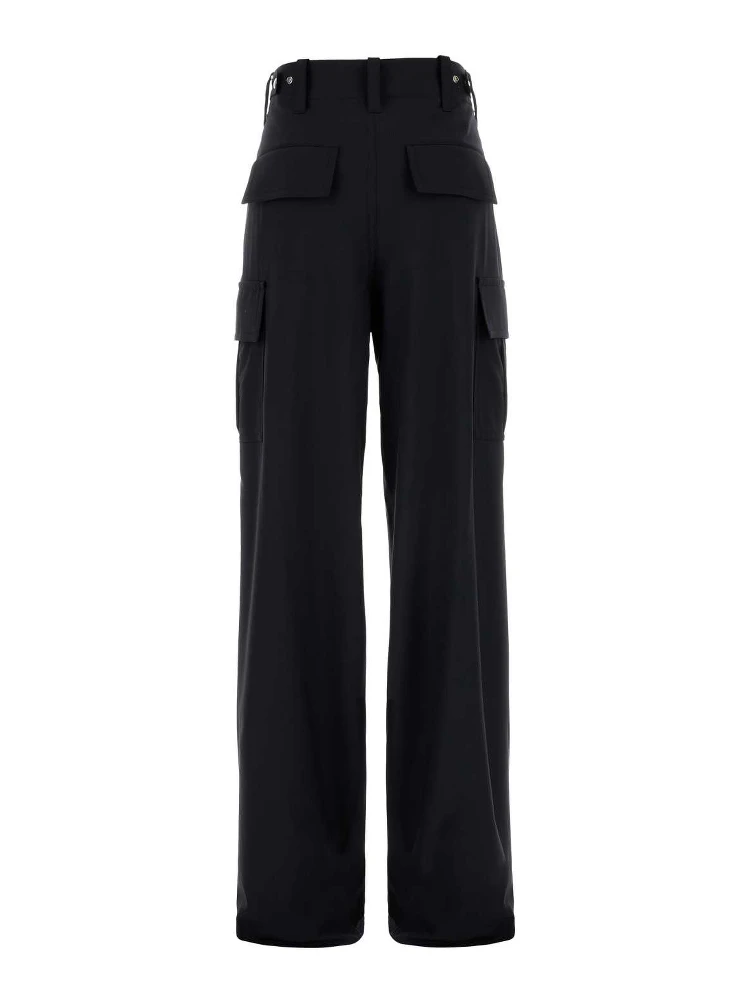 FINE WOOL WIDE CARGO TROUSERS alternative
