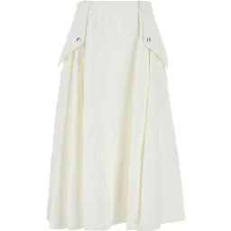 GONNA BIANCA MIDI TASCHE