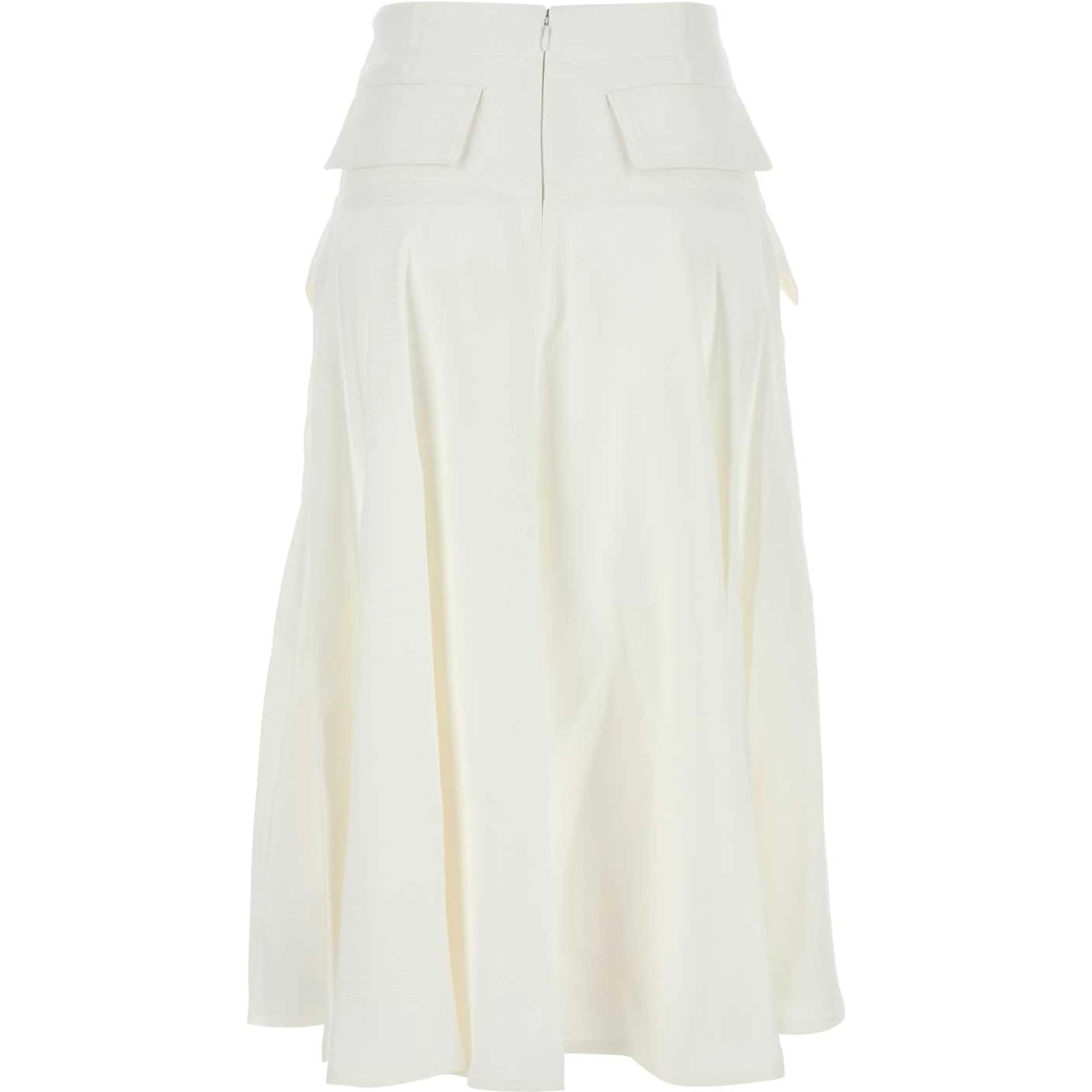 GONNA BIANCA MIDI TASCHE