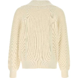 KNIT V COLLAR