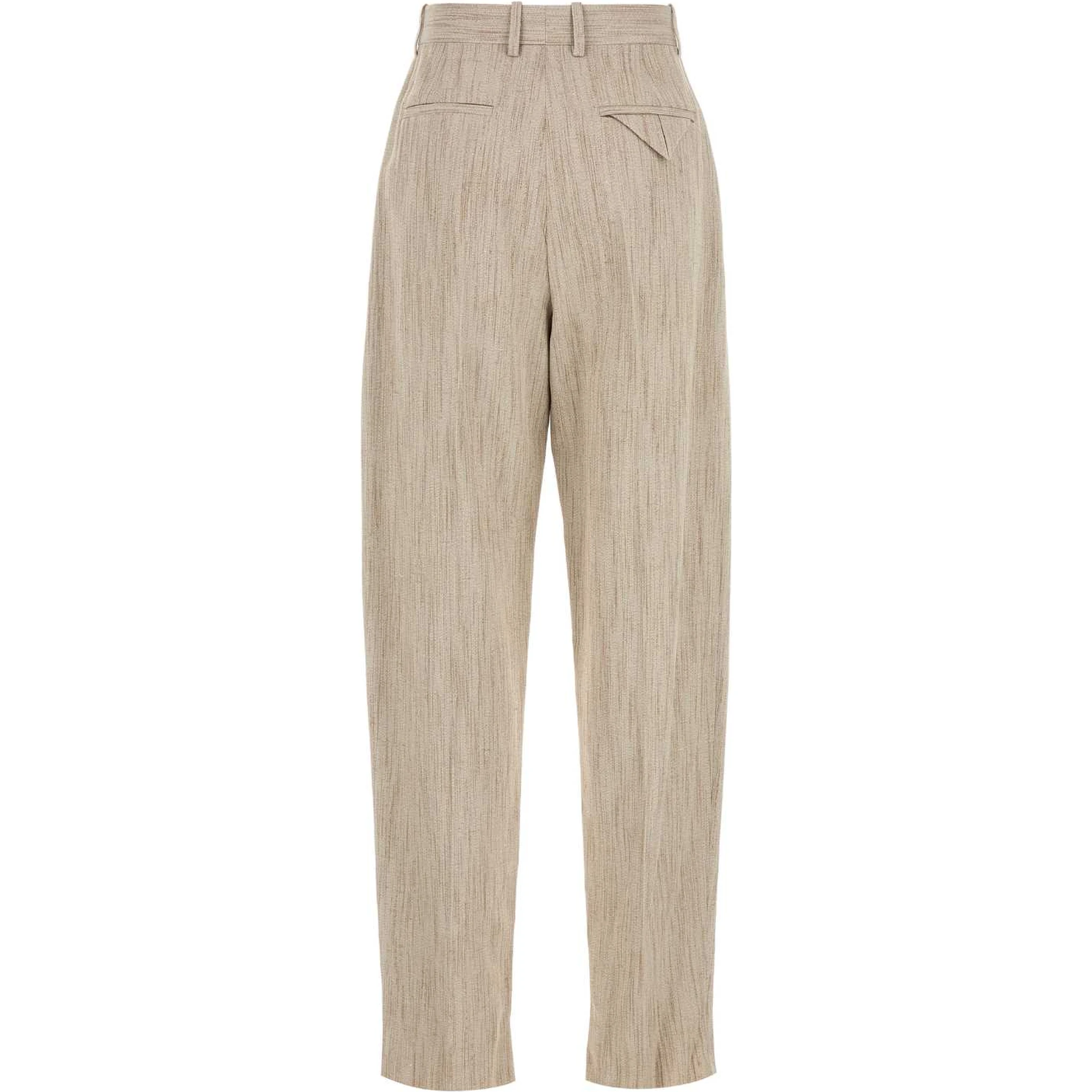 PANTA FIAMMATA BOTTONI KNOT ORO