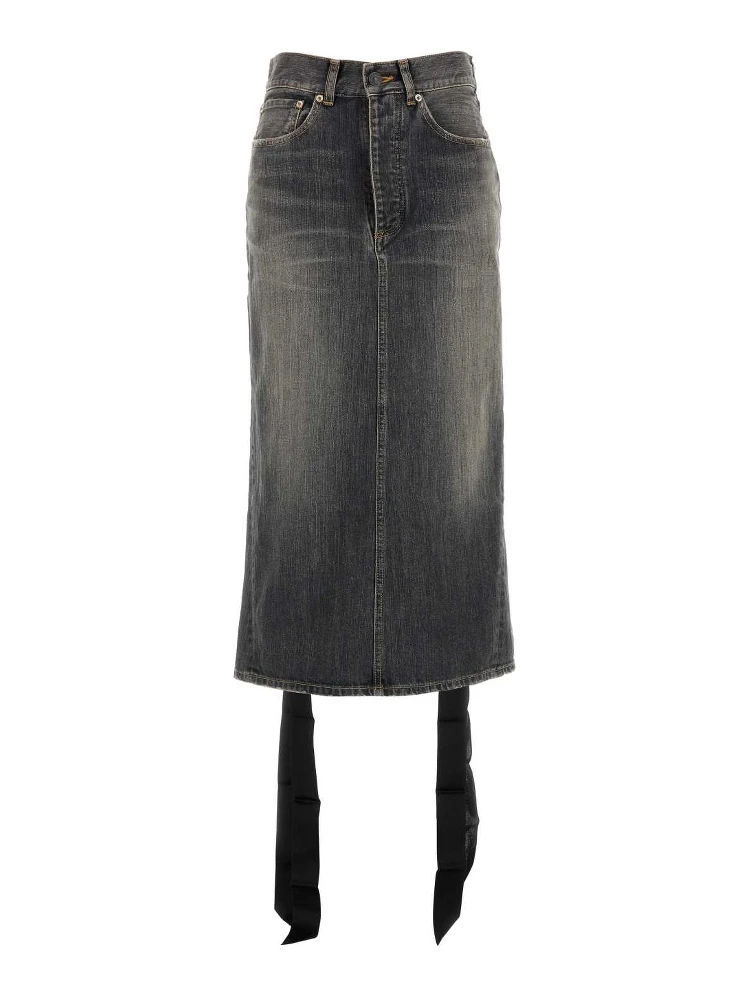 LACE- UP SKIRT