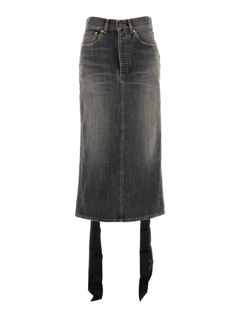 LACE- UP SKIRT