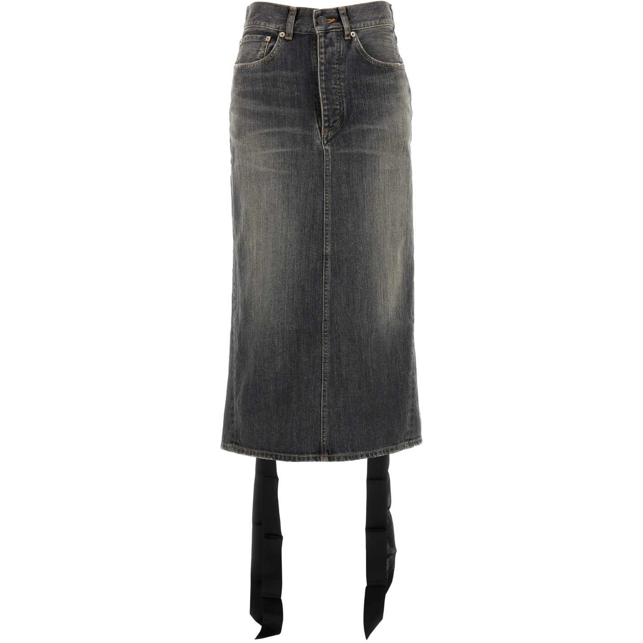 LACE- UP SKIRT
