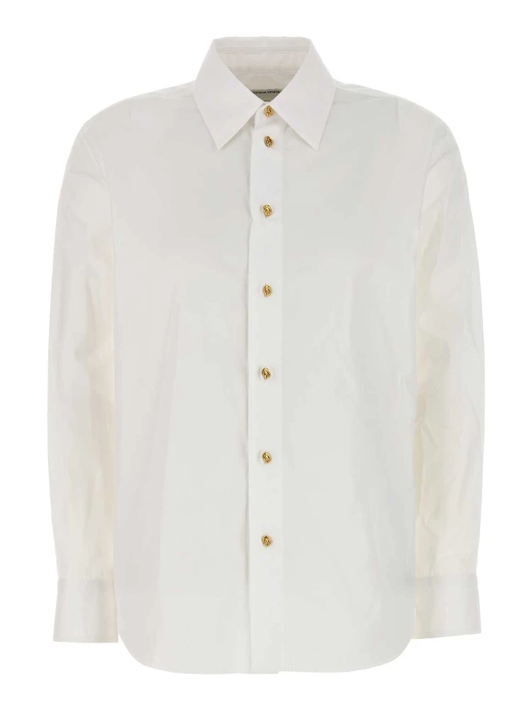 COTTON POPLIN KNOT SHIRT