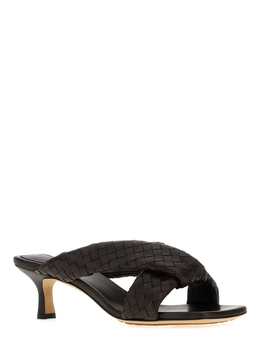 RIVA SANDAL KITTEN HEEL INRTECCIO 5 CM
