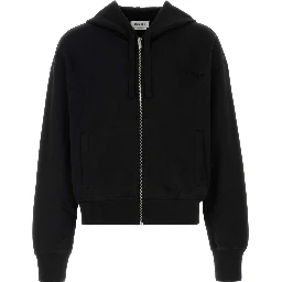 LOGO PRNT ZIP HOODIE