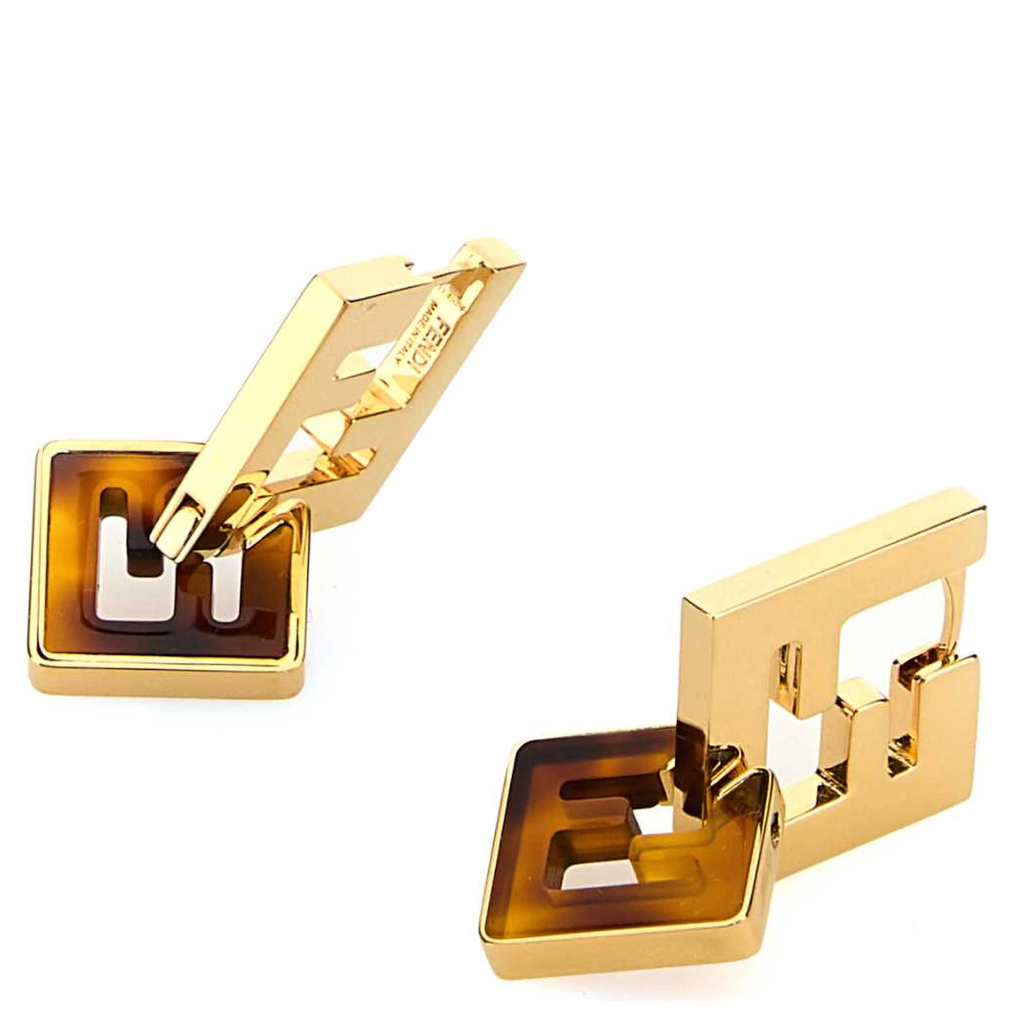 ORECCHINI FF CL METALLO/PLEXI