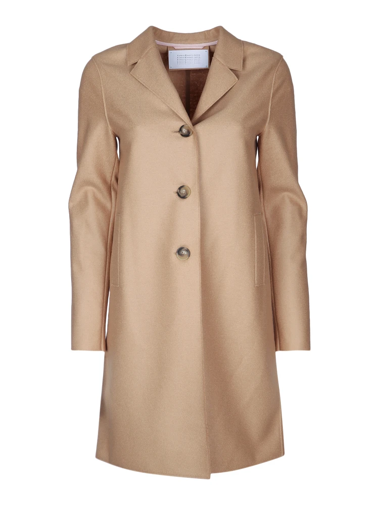 WOMEN BOXY COAT LIGHT PRESSED WOOL
