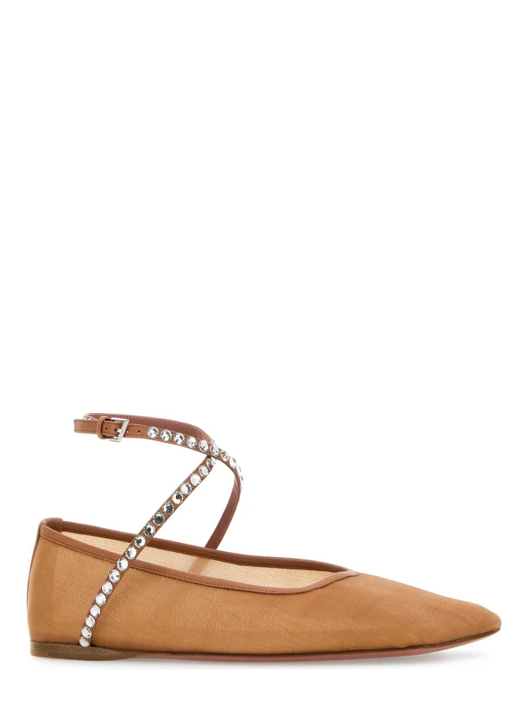 ANE MESH FLAT MESH BEIGE + WHITE CRYSTALS alternative