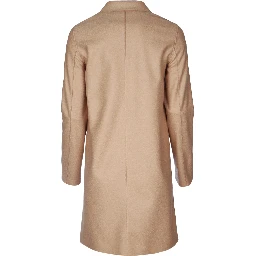 WOMEN BOXY COAT LIGHT PRESSED WOOL