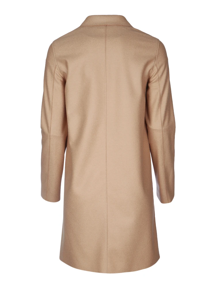 WOMEN BOXY COAT LIGHT PRESSED WOOL alternative