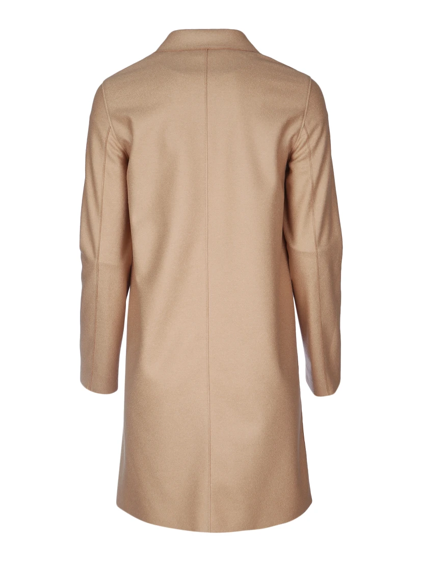 WOMEN BOXY COAT LIGHT PRESSED WOOL