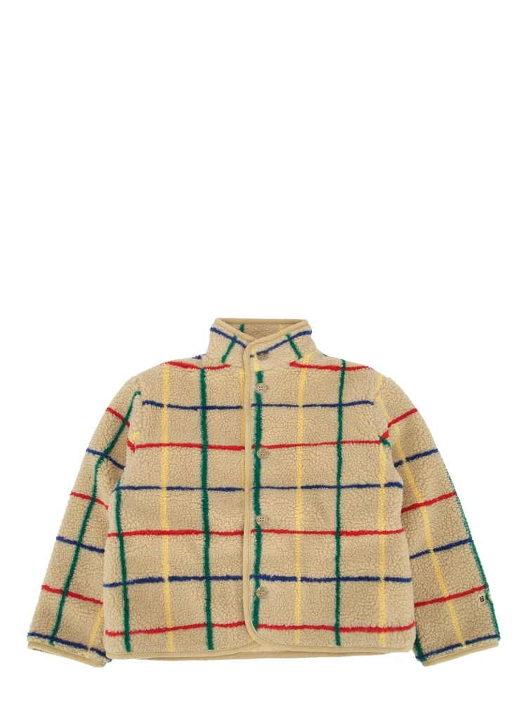COLOR STRIPES SHEEPSKIN JACKET