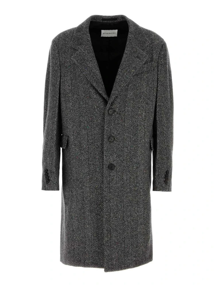 RELAXED NOTCH LAPEL COUTURE SEAM COAT