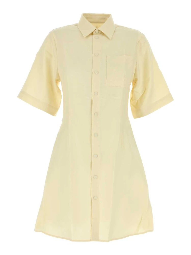 SHORT SLEEVE SHIRT DRESS