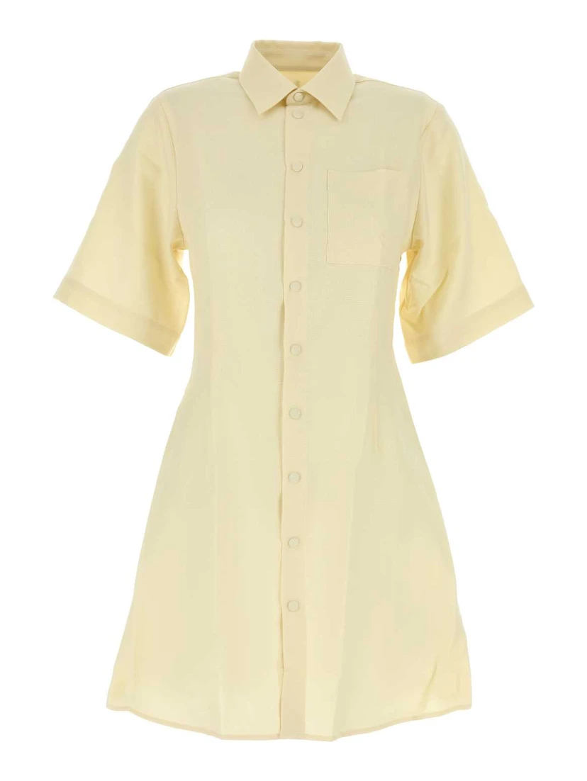 SHORT SLEEVE SHIRT DRESS