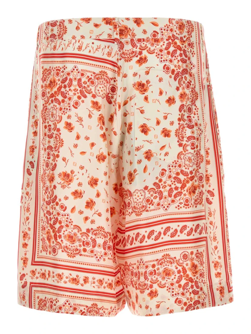 SHORTS SILK BANDANA PRINT