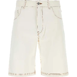 SHORTS FENDI ROMA WHITE DENIM