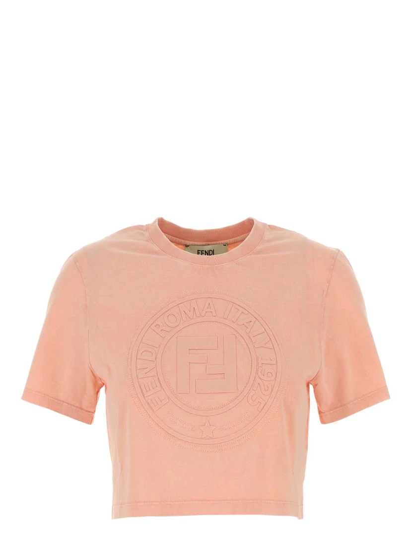 CROP LOGO TEE