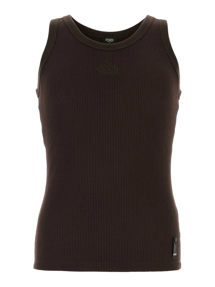 TOP RIBBED J FF CLUB CREST