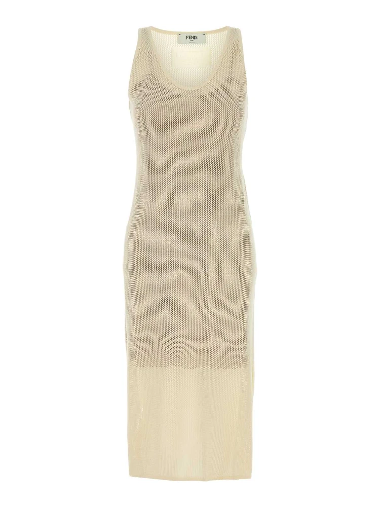 MESH KNITTED DRESS