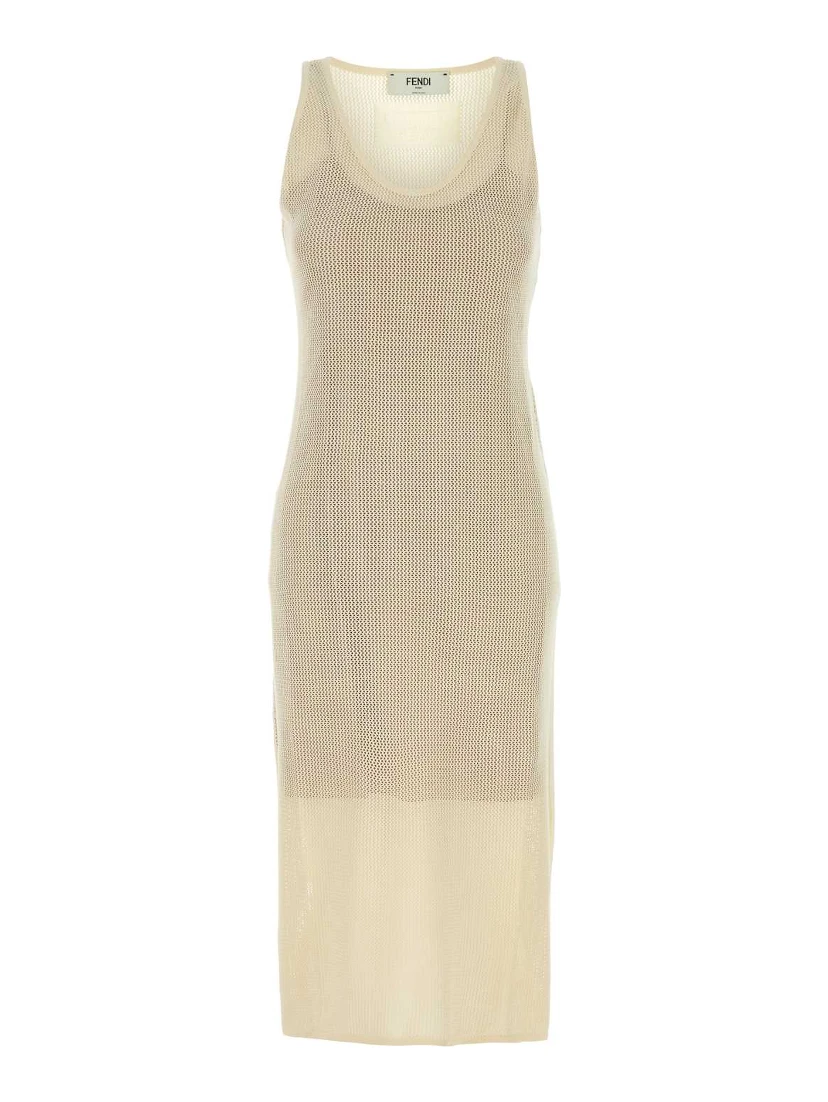 MESH KNITTED DRESS