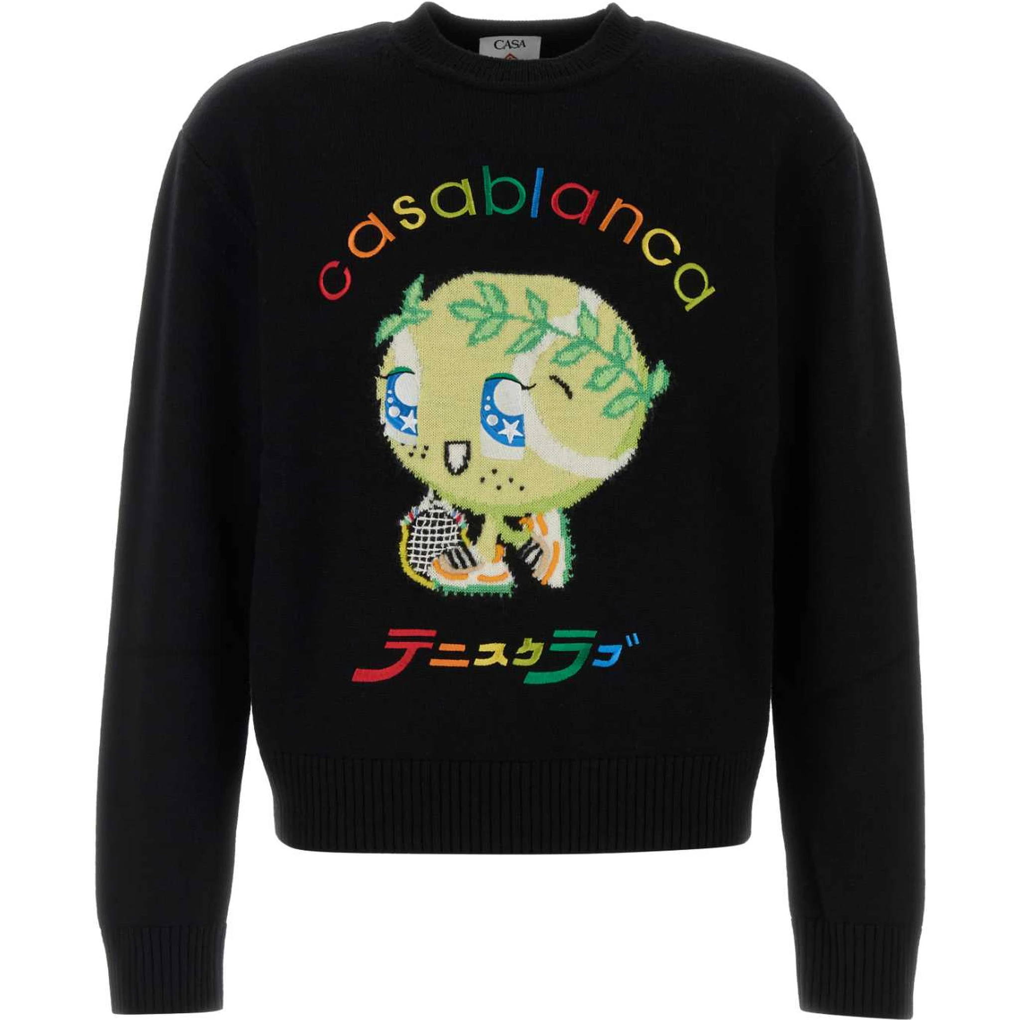 CHARACTER INTARSIA CREW