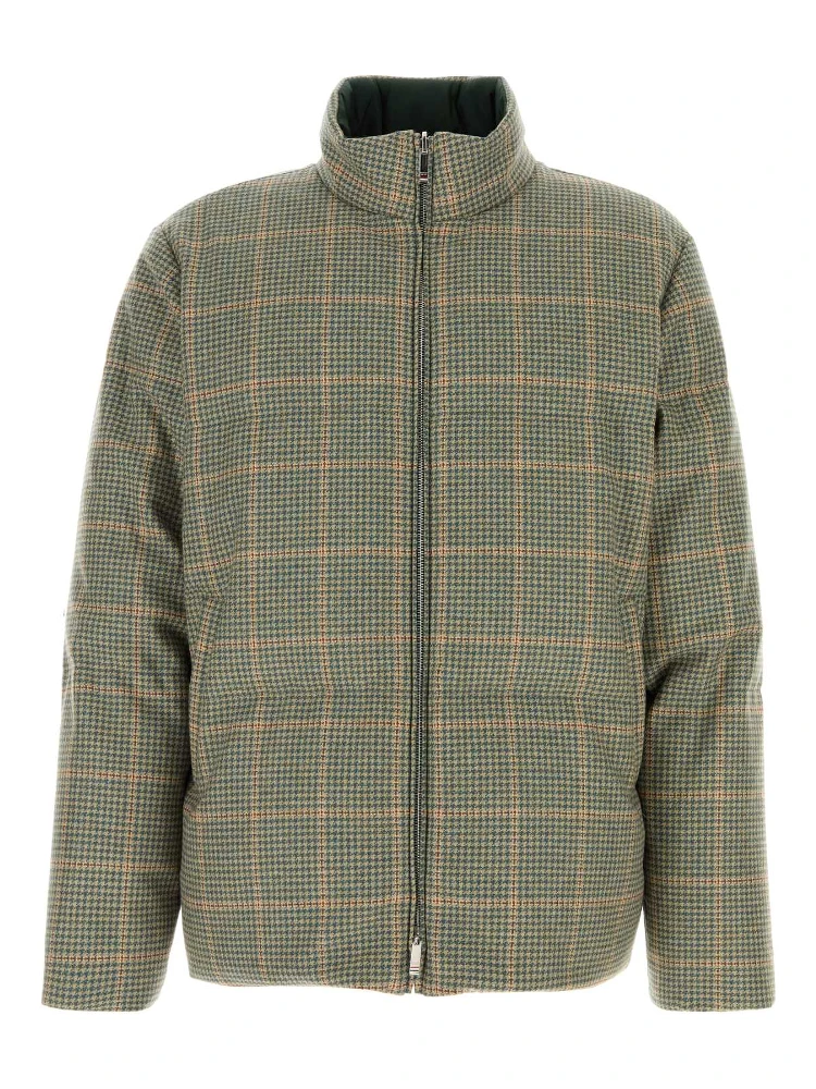 DOWN FILLED REVERSIBLE FUNNEL NECK ZIP