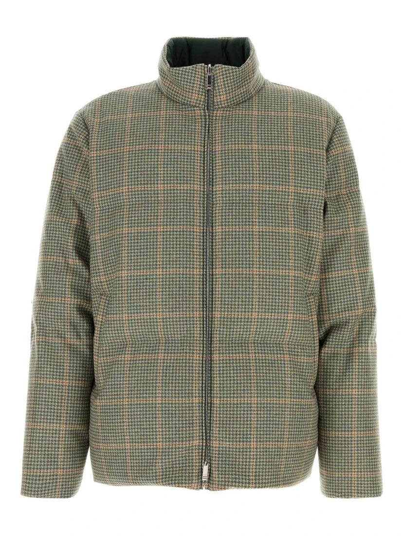 DOWN FILLED REVERSIBLE FUNNEL NECK ZIP