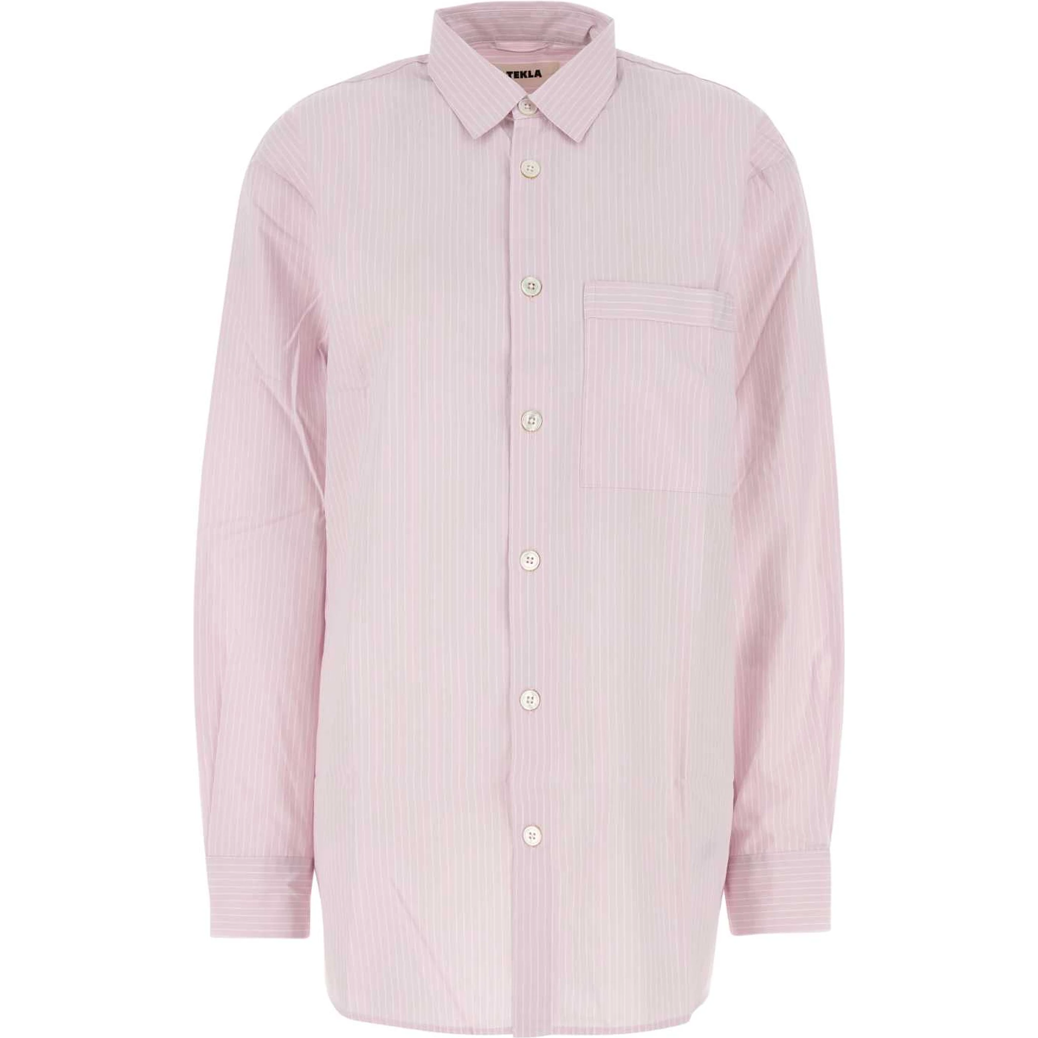 POPLIN, PYJAMAS LONG SHIRT -