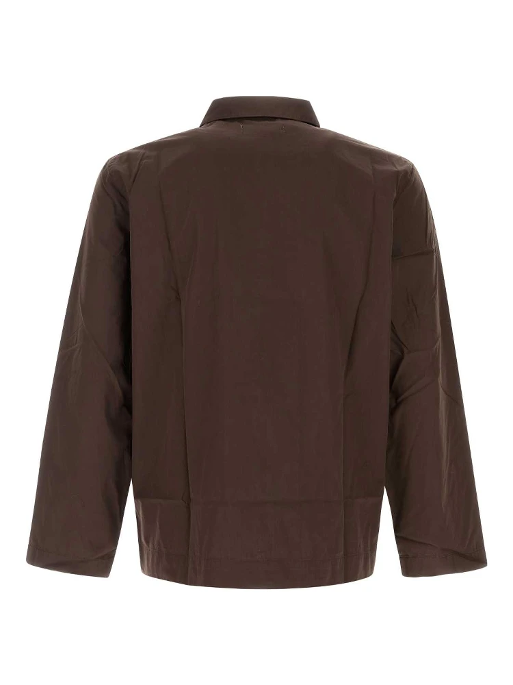 Poplin, Pyjamas Shirt - Coffee alternative