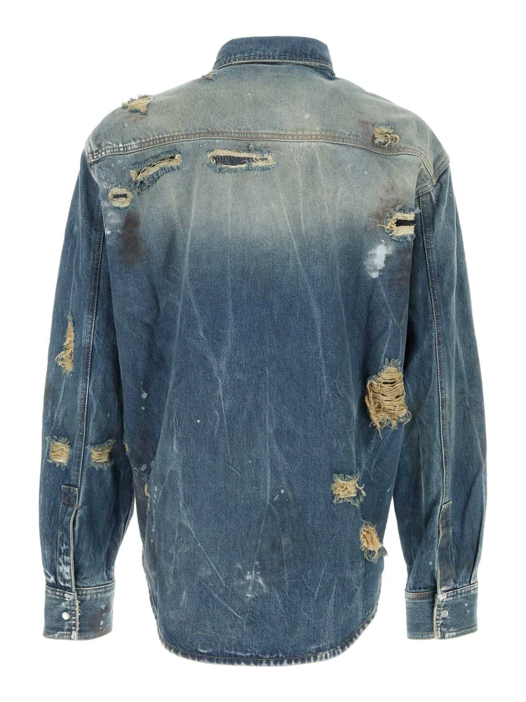 TRASHED DENIM SHIRT alternative