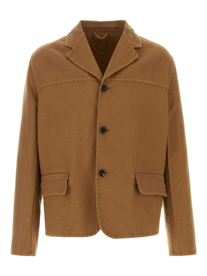 GIACCA MONOPETTO IN COTONE