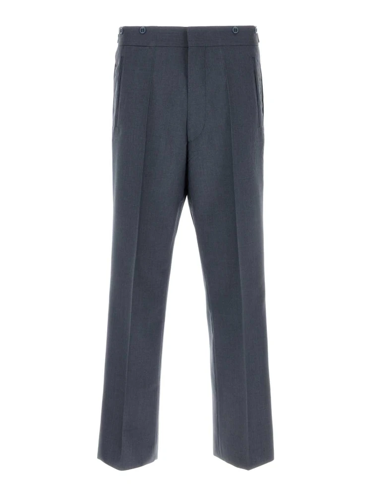 PANTALONI IN MOHAIR SETA