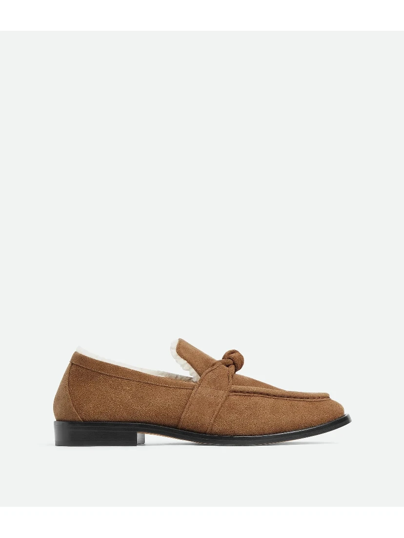 "Astaire" suede leather loafers