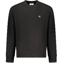 Black Cotton Men's Sweatshirt
