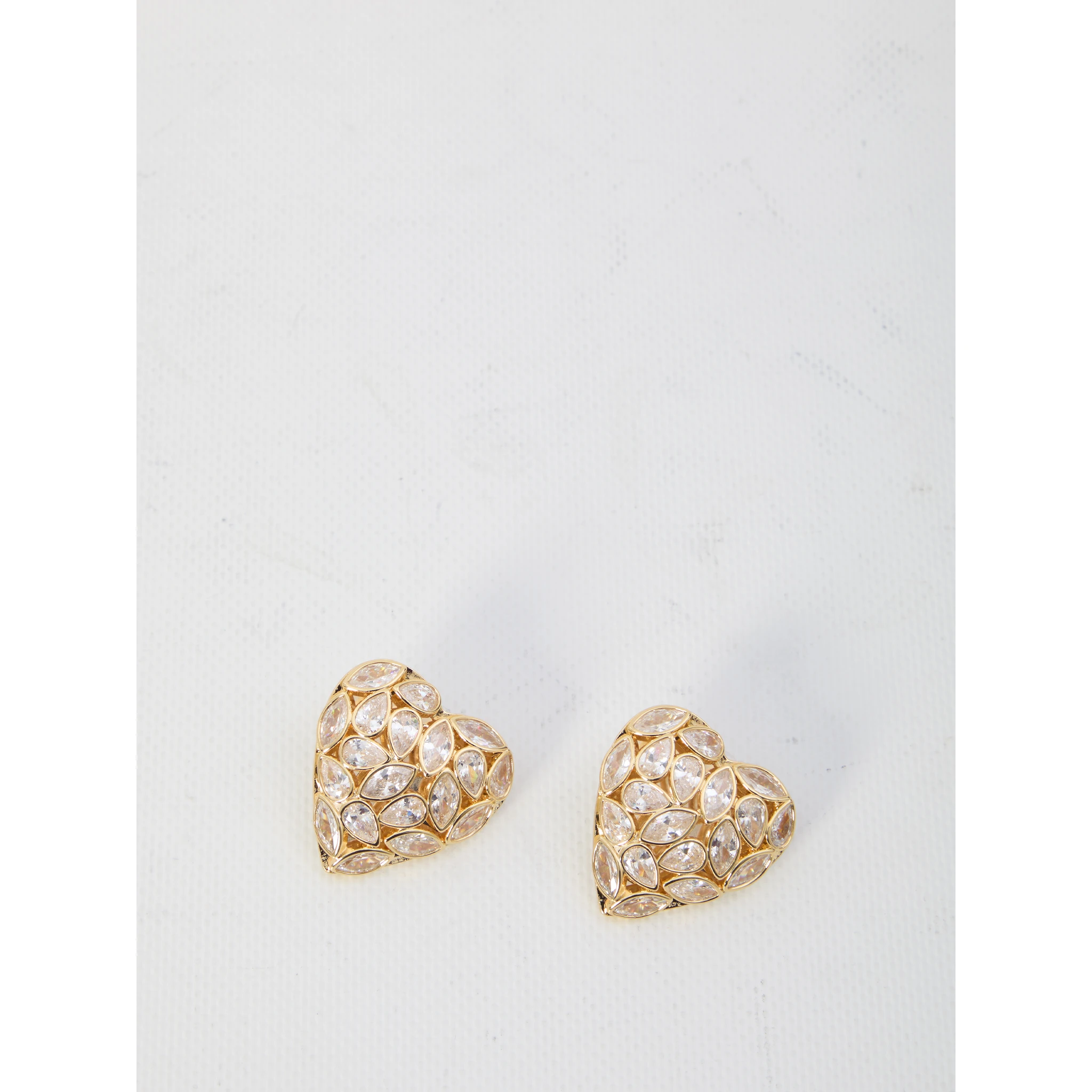 Embellished Heart earrings
