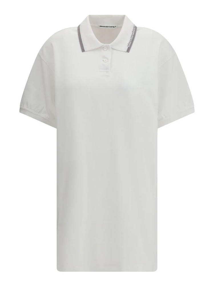White Cotton Casual Dress