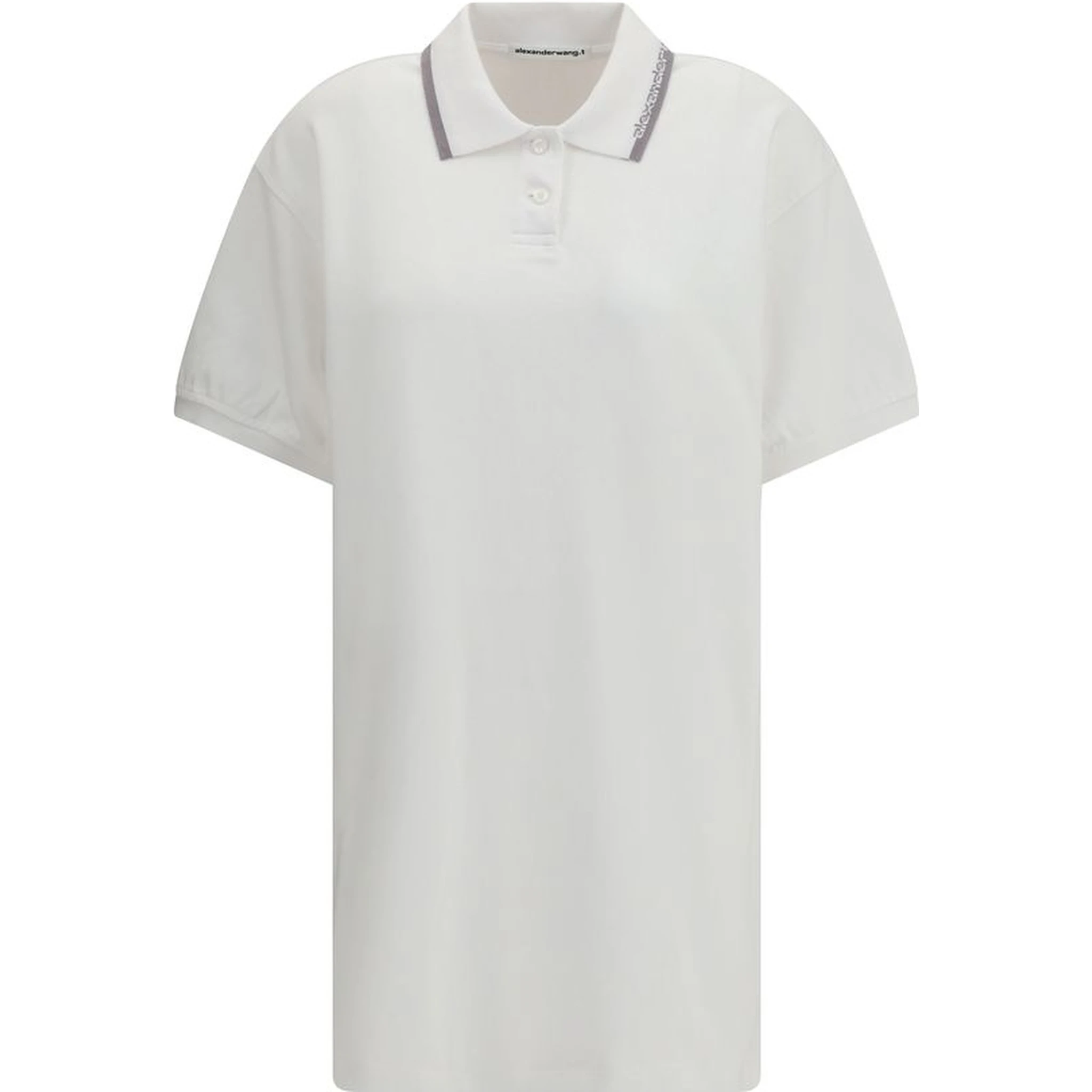 White Cotton Casual Dress
