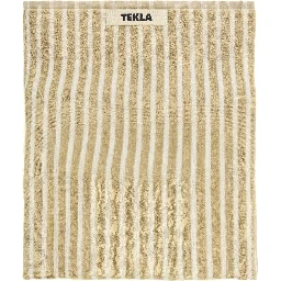 Striped organic cotton towel (30cmx30cm)