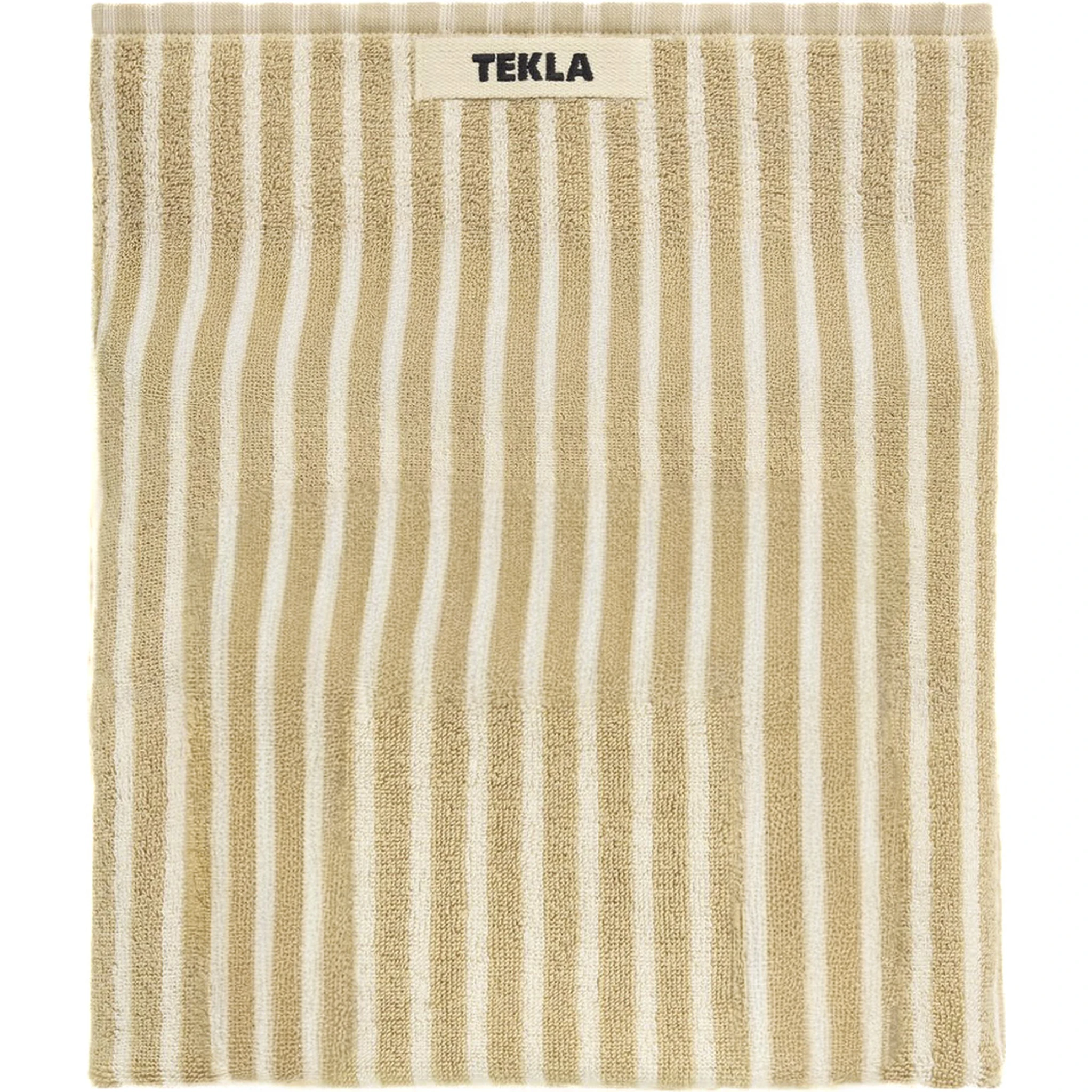Striped organic cotton towel (30cmx30cm)