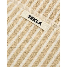 Striped organic cotton towel (30cmx30cm)